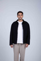 Two Tone Jacket Black