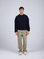 Oversized Navy Blue Pullover