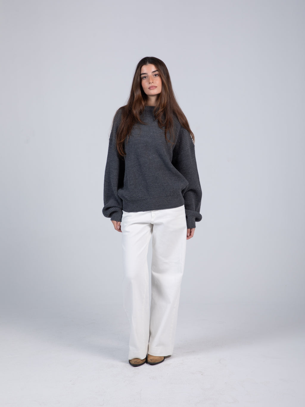 Oversized Grey Pullover