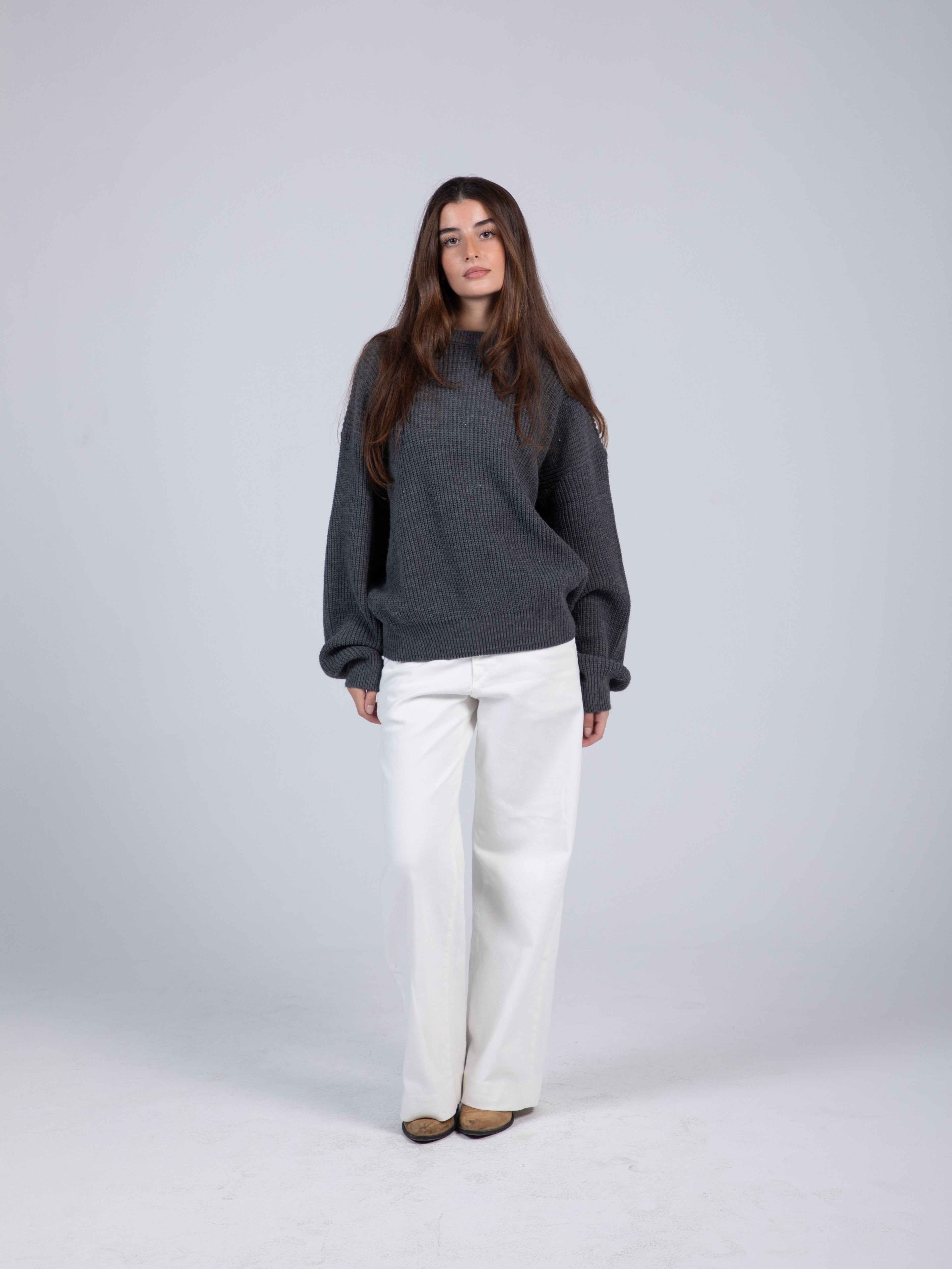 Oversized Grey Pullover