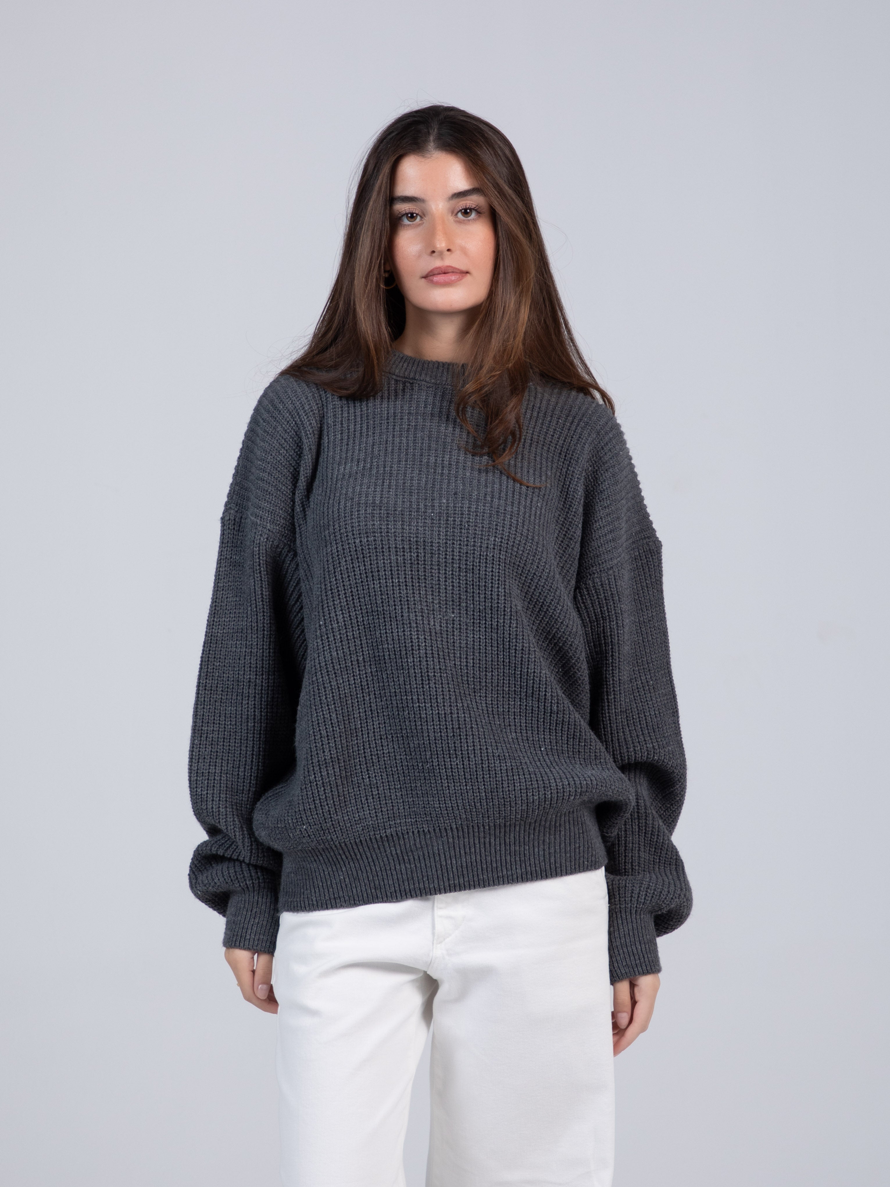 Oversized Grey Pullover
