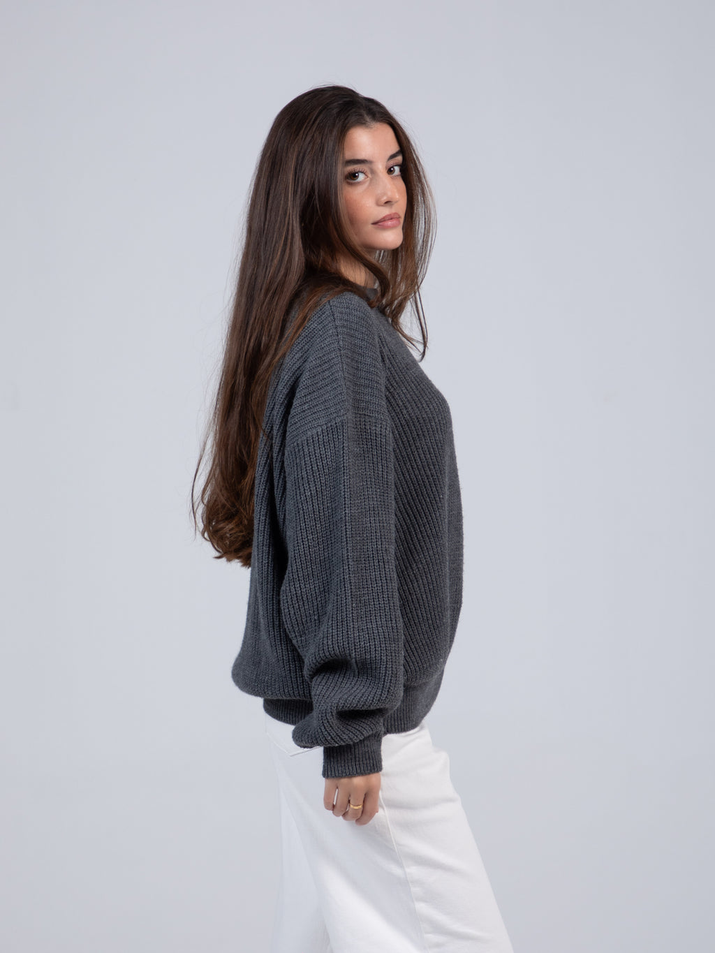 Oversized Grey Pullover
