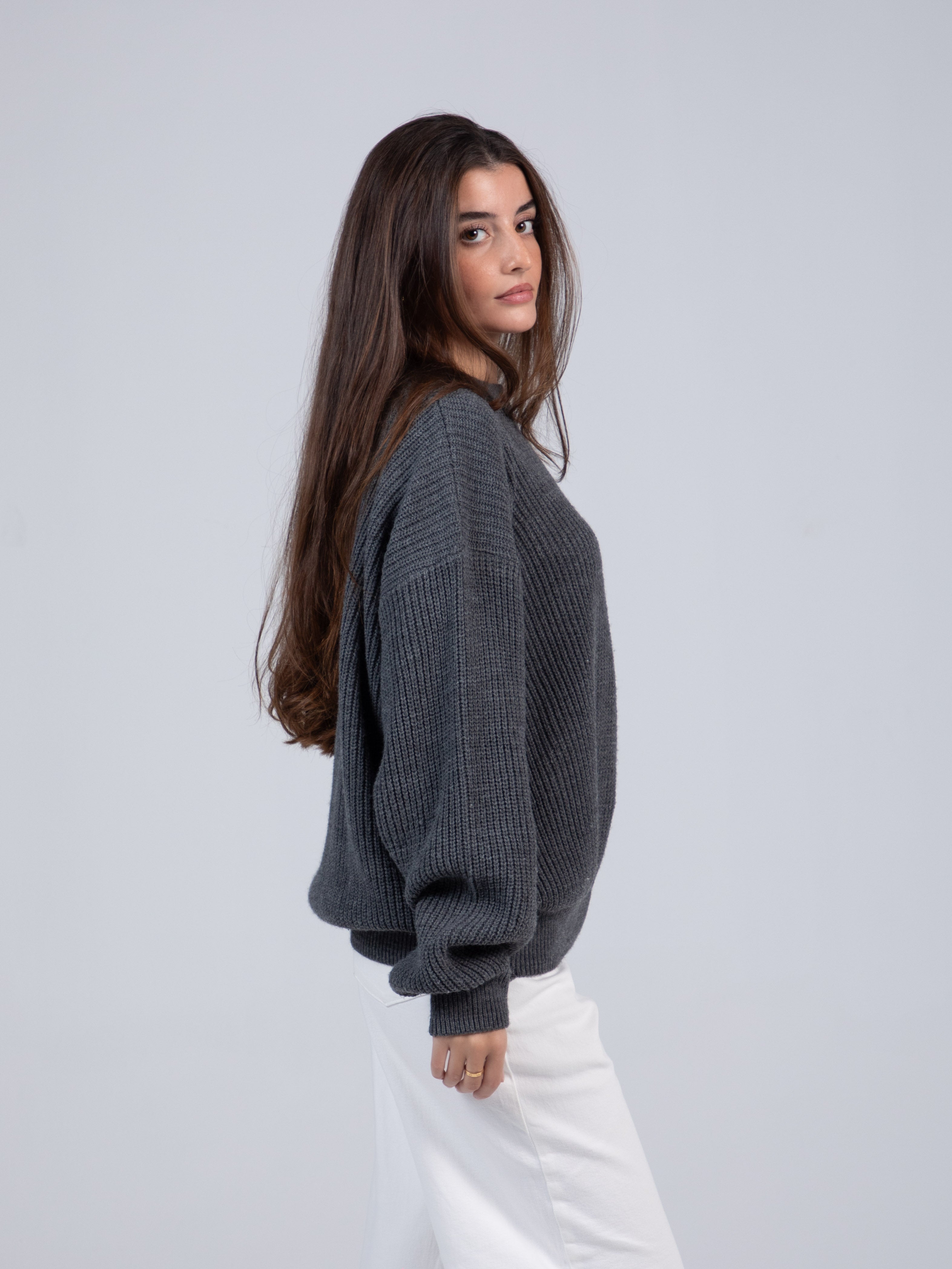 Oversized Grey Pullover
