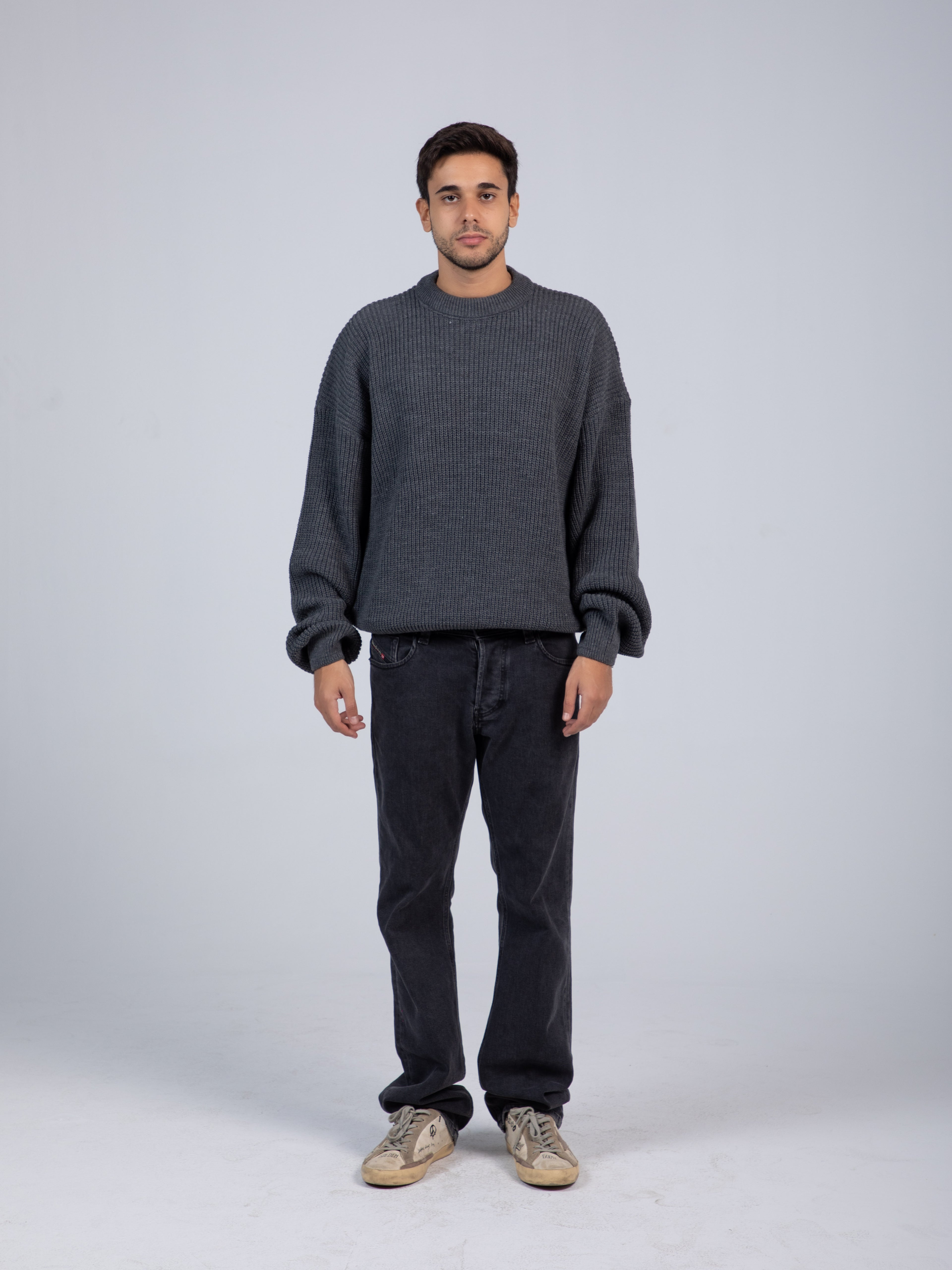 Oversized Grey Pullover