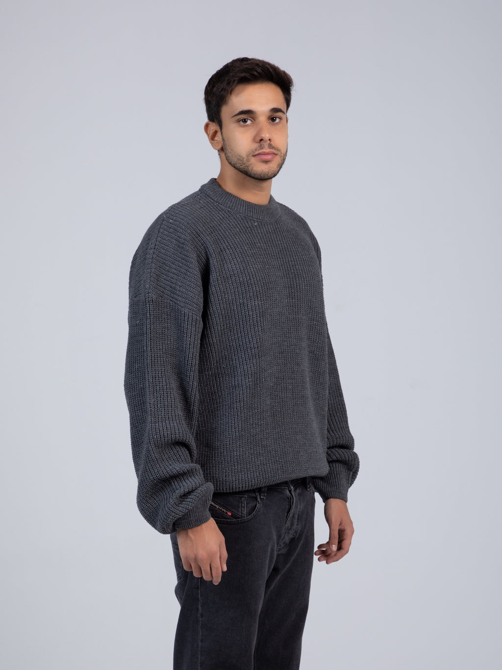 Oversized Grey Pullover