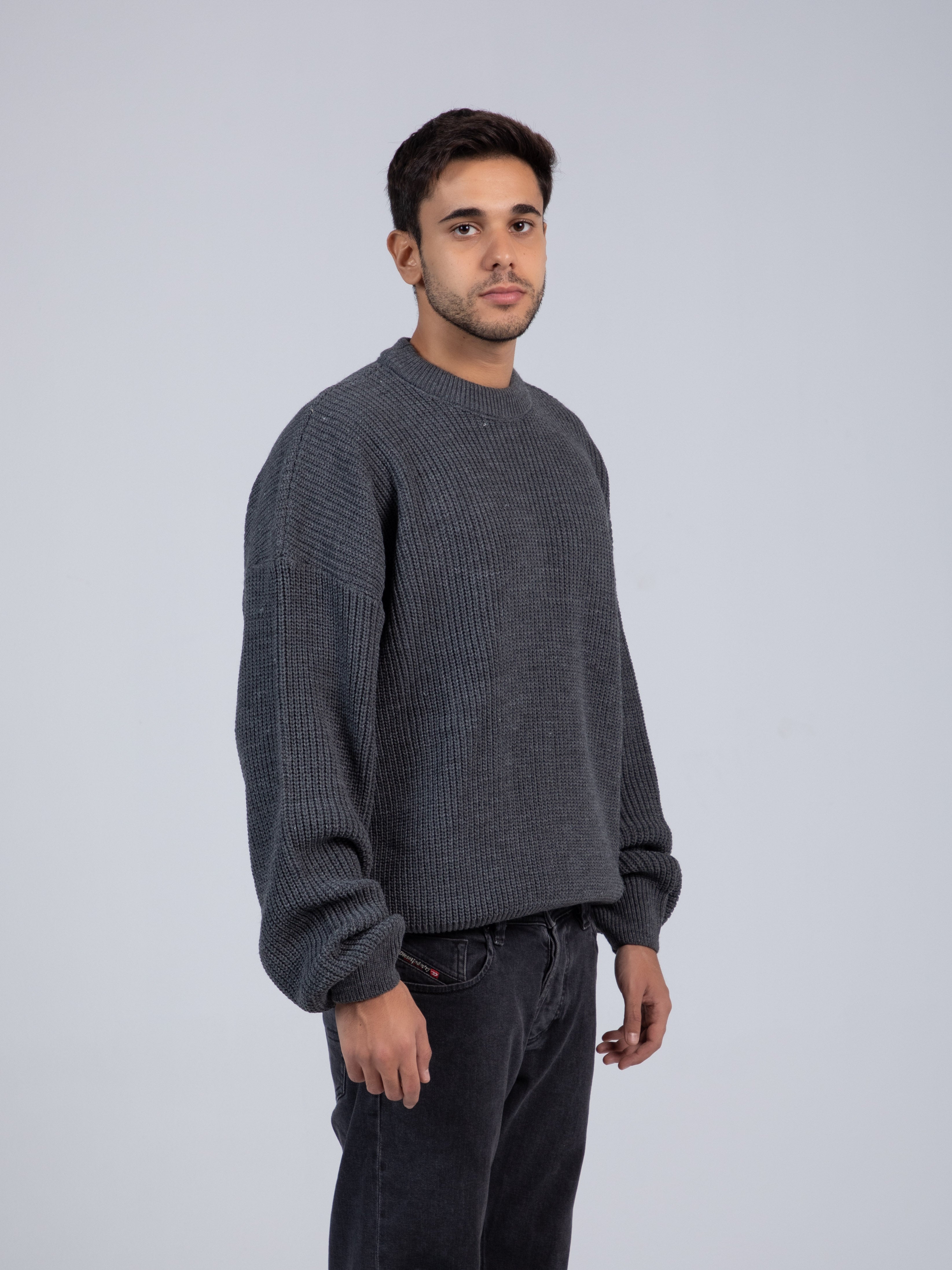 Oversized Grey Pullover