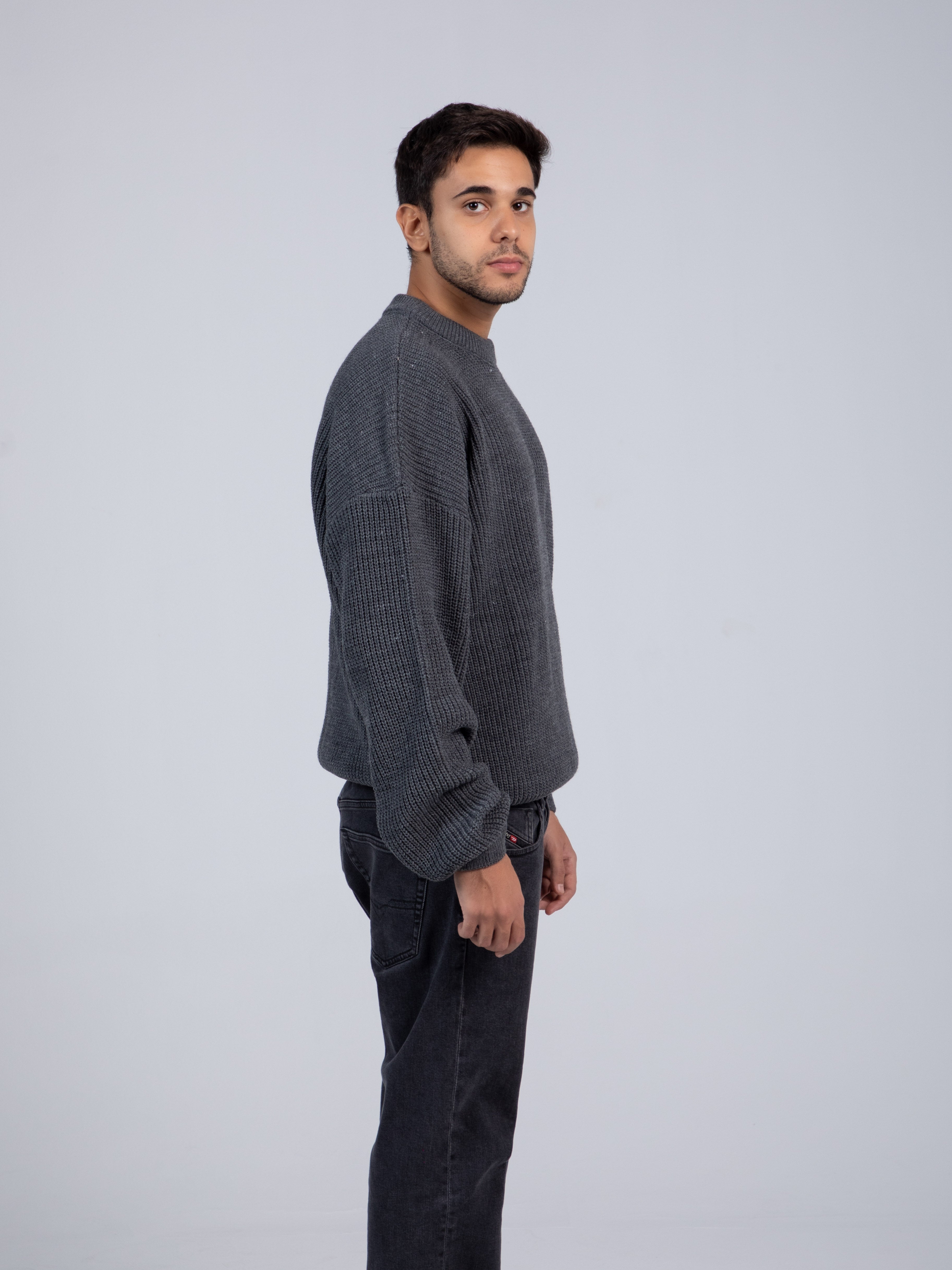 Oversized Grey Pullover