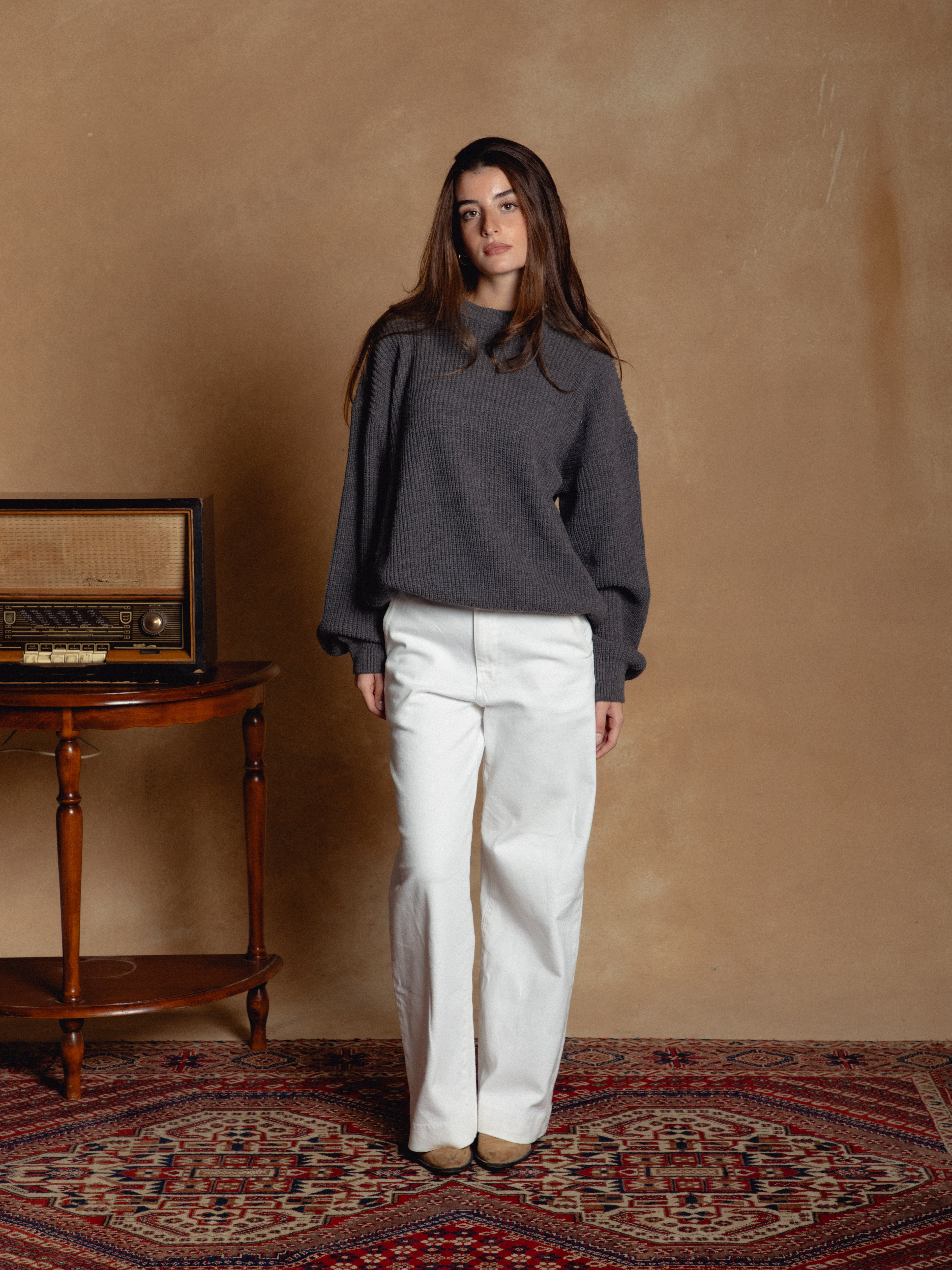 Oversized Grey Pullover