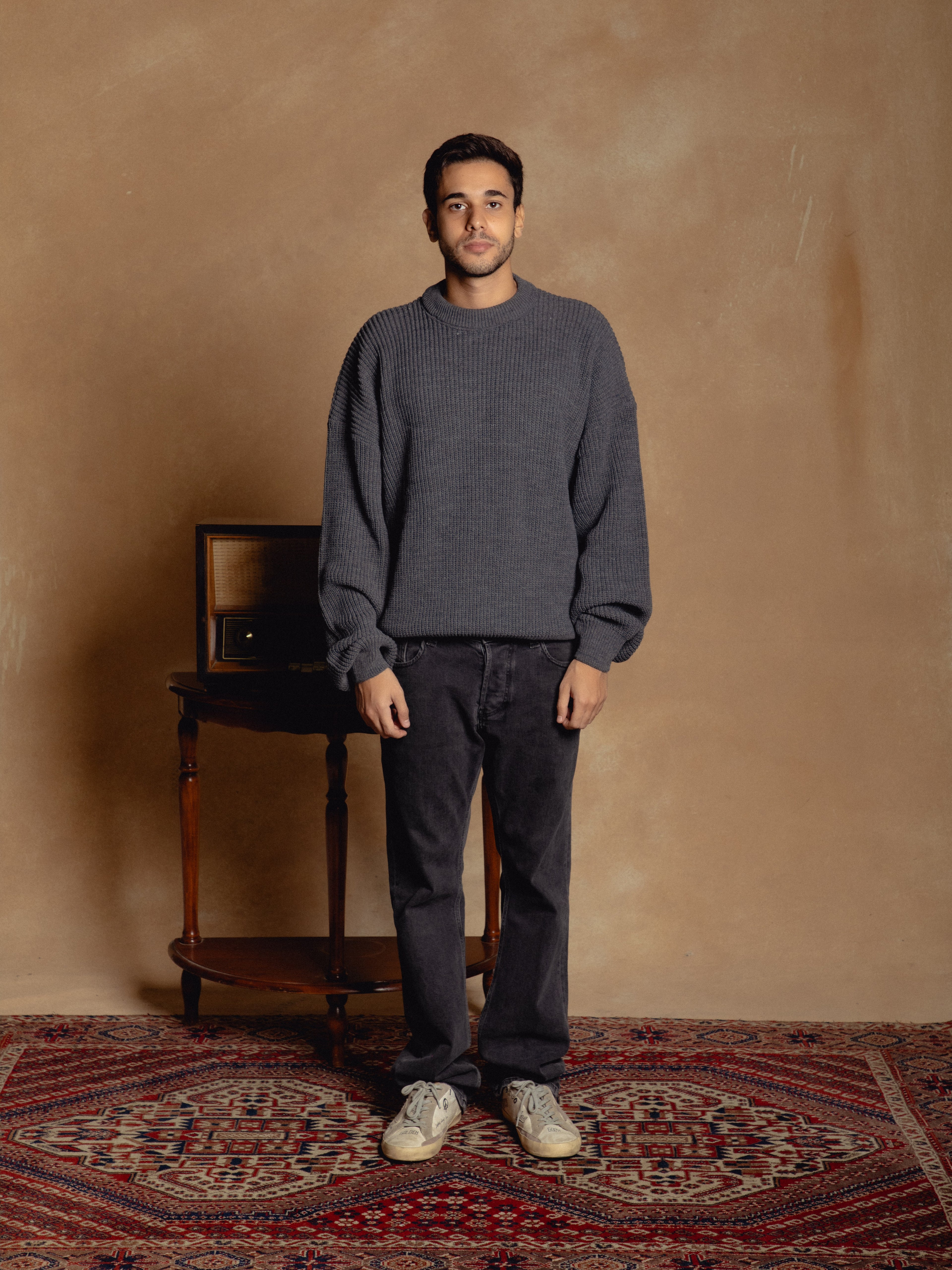 Oversized Grey Pullover