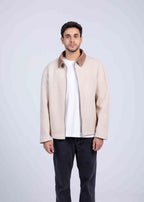 Two Tone Jacket Beige