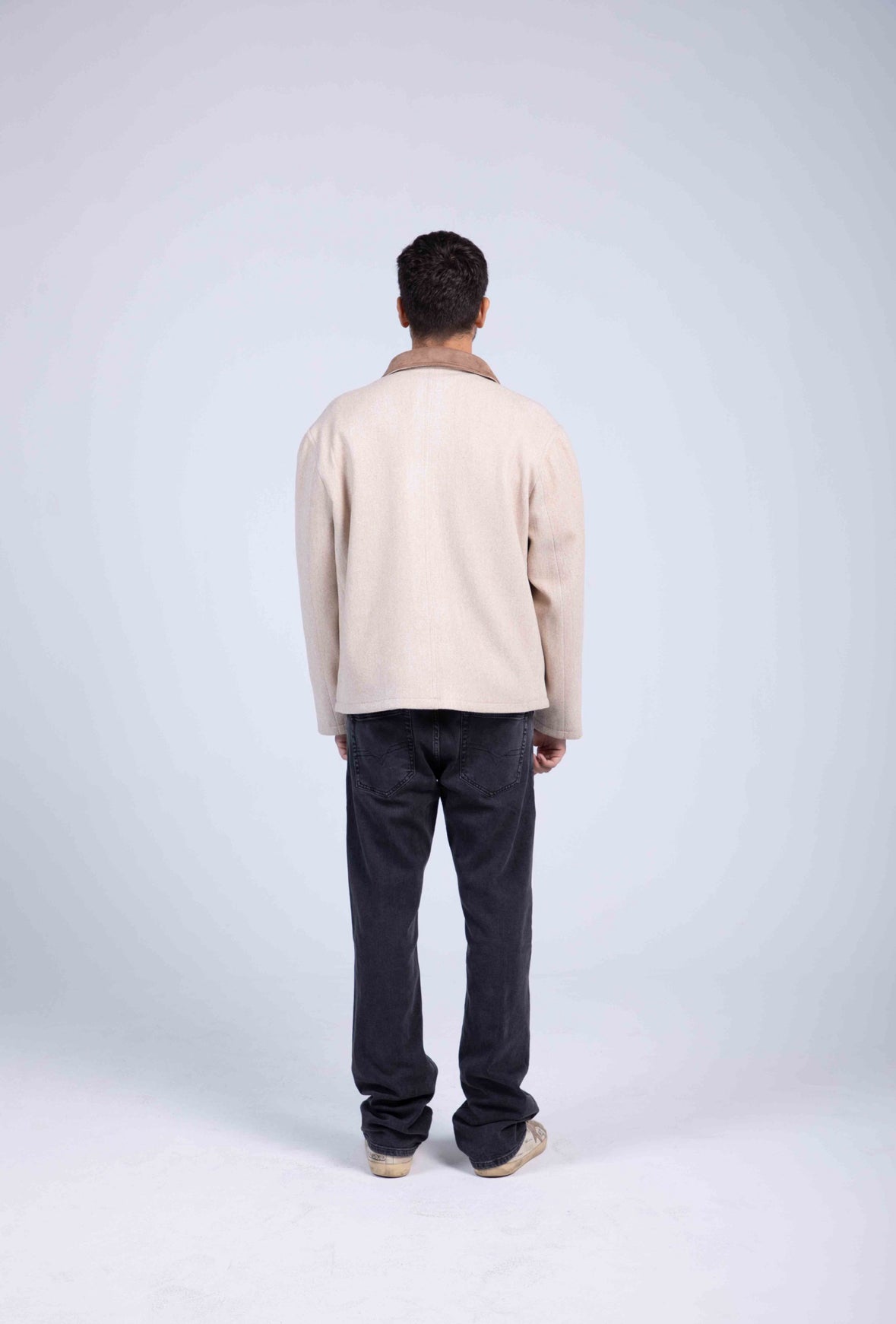 Two Tone Jacket Beige