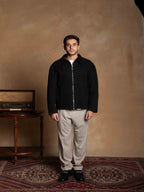 Two Tone Jacket Black